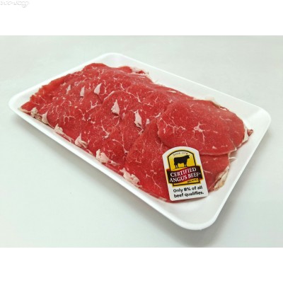 B06B 美國安格斯牛後腿眼柳火鍋片(約400g/碟，肉味濃郁，肉質較瘦，可用作火鍋或小炒)網購原價HK$69.00/碟，會員價HK$62.00/碟